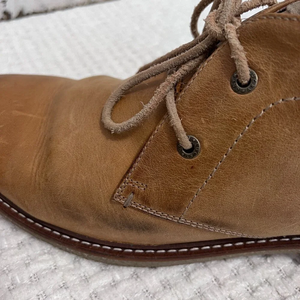Lucky Brand Men's Leather Up Mason Chukka Bal Man -Made Material boots